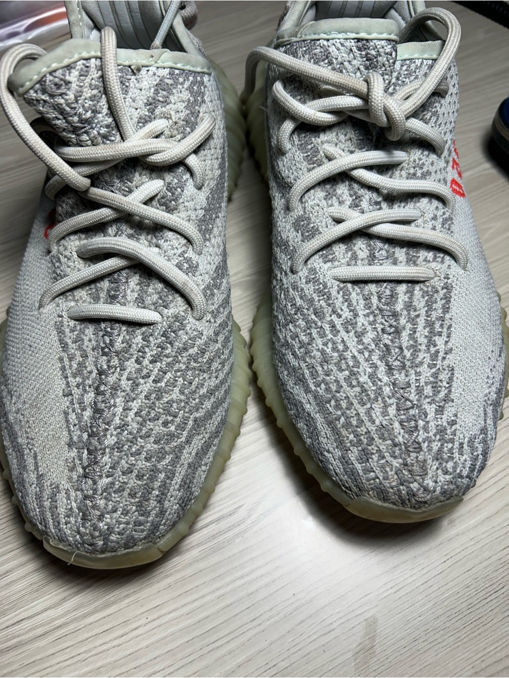 Adidas Yeezy boost 350 V2 gray size 6 used - Picture 2 of 5